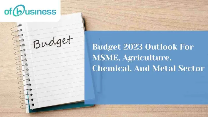 Budget 2023 Outlook For MSME, Agriculture, Chemical, And Metal Sector