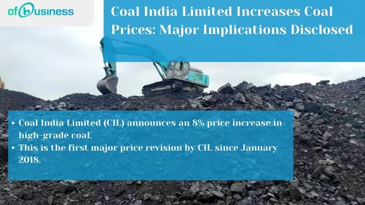 Coal India Limited Increases Coal Prices: Major Implications Disclosed