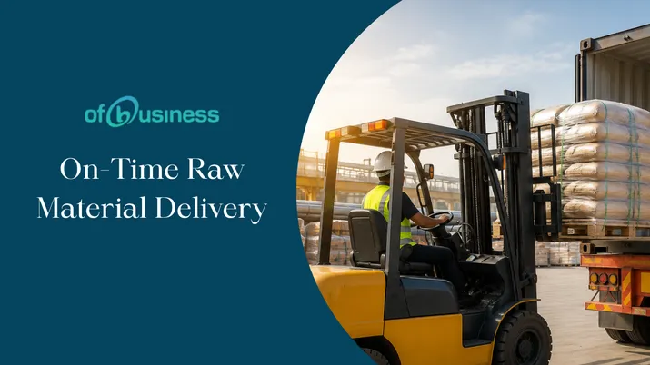 On-Time Raw Material Delivery: Why It Defines SME Profitability