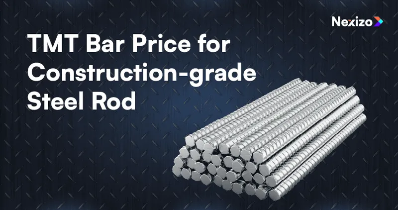 Average TMT Bar Rate for Construction-Grade Steel Rods in India