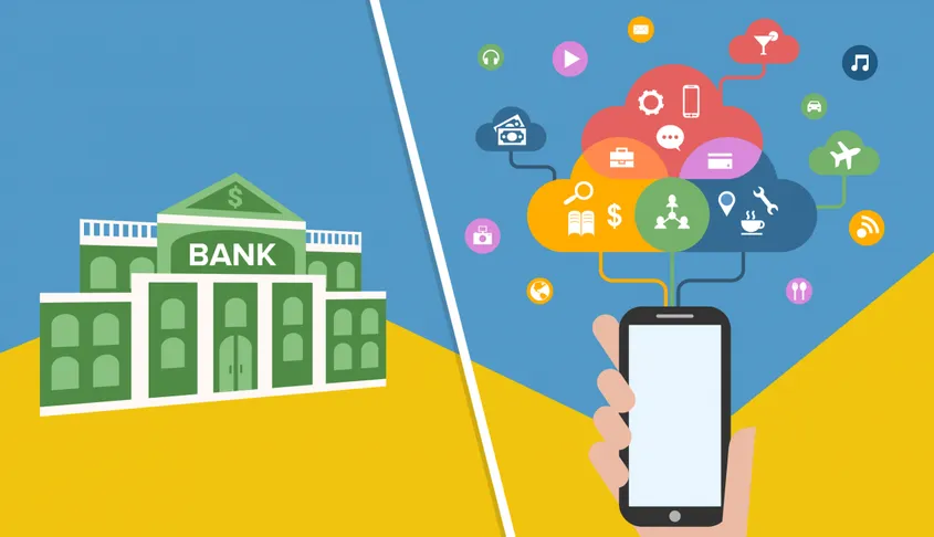 How are fin-tech companies different from banks?