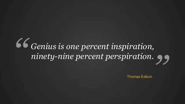 Inspiration vs. Perspiration