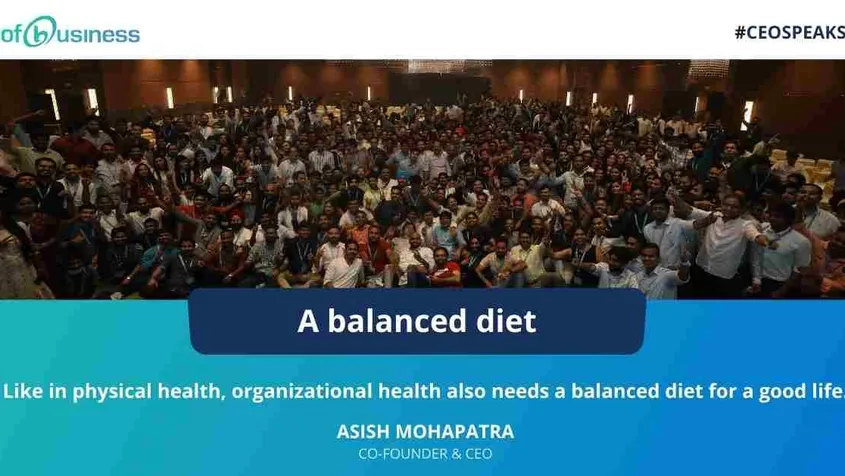 A balanced diet