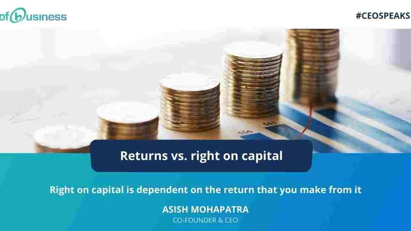 Returns vs. right on capital