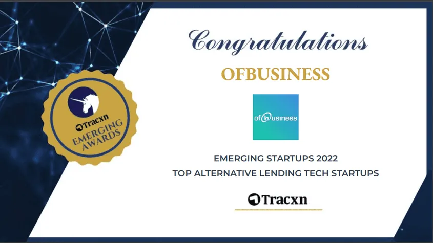 Awarded as Emerging Startup of 2022 in Alternative Lending