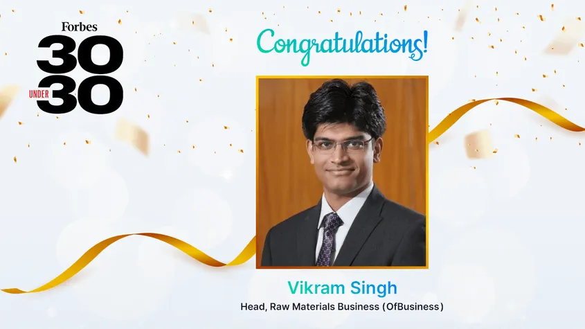 Meet our Commerce Head - Vikram Singh - Forbes 30 under 30