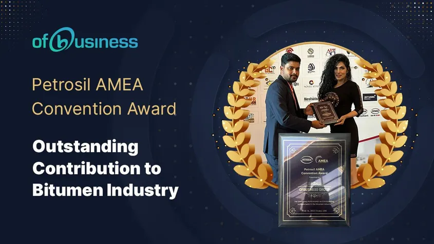 Petrosil AMEA Convention Award For Outstanding Contribution To Bitumen Industry