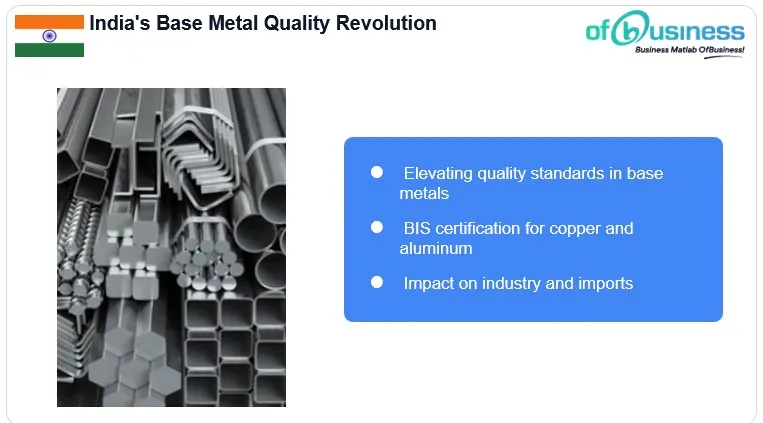 India Sets Quality Standards For Key Base Metals