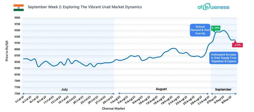 September Week 2: Exploring The Vibrant Urad Market Dynamics