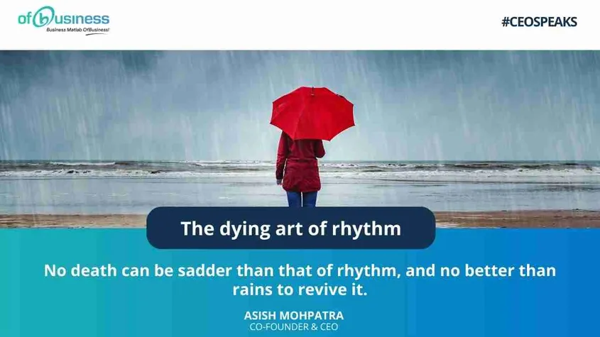 The dying art of rhythm