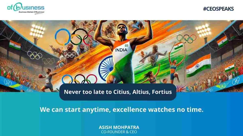 Never too late to Citius, Altius, Fortius